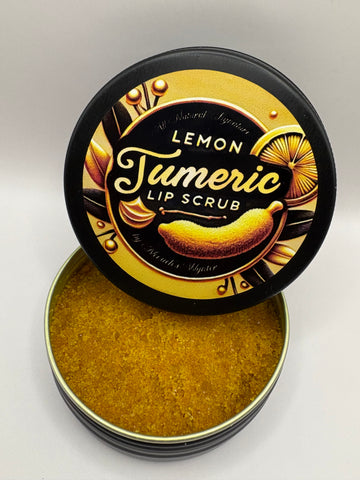 Lemon Tumeric Lip Scrub